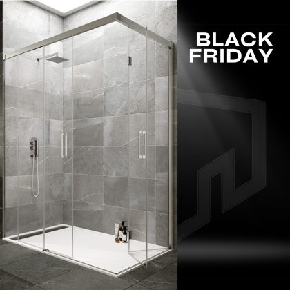 Reguardo de Duche Angular Tandem 140x90cm | GME