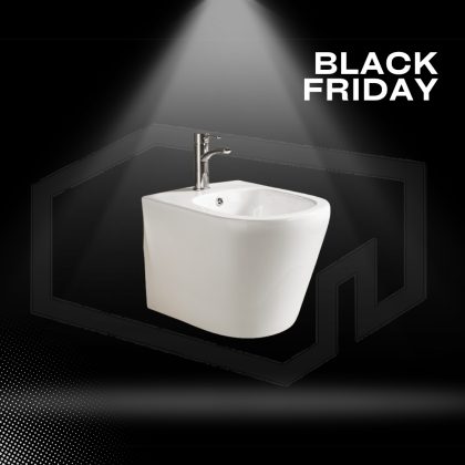 Bidé Suspenso Bergamo Redondo Branco 011002